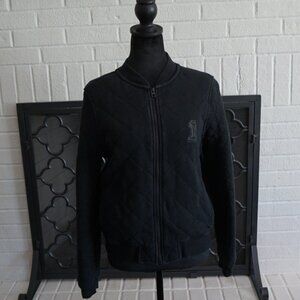 Harley Davidson Womens Medium Victory Quilted Black Jacket
